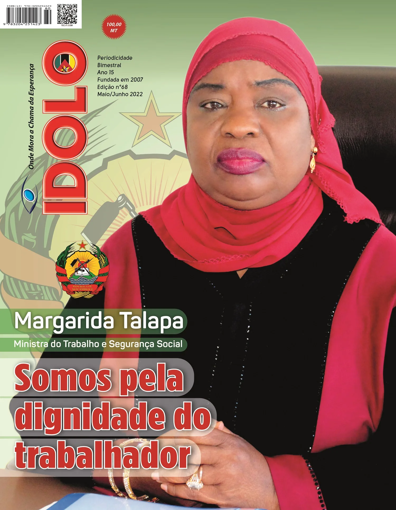 Capa — Revista ÍDOLO · Edição 68