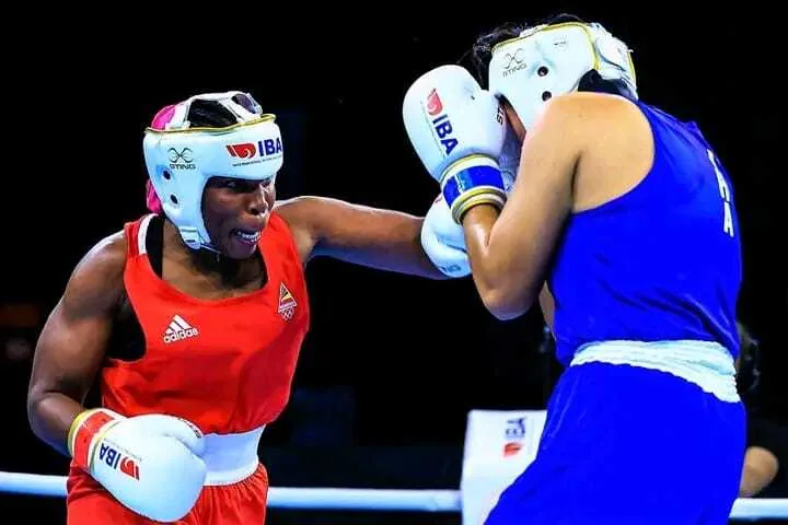 Atleta moçambicano de boxe